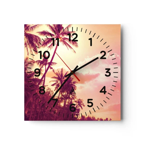 Orologio da parete - Orologio in Vetro - Devi scegliere - 40x40 cm