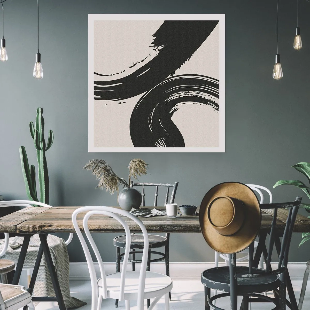 Poster - Energico e circolare - 40x40 cm