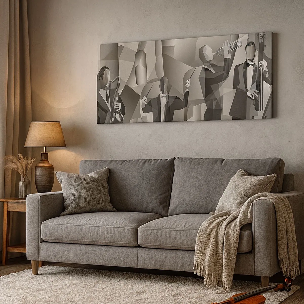 Quadro su tela - Stampe su Tela - Nello spazio dei suono - 100x40 cm