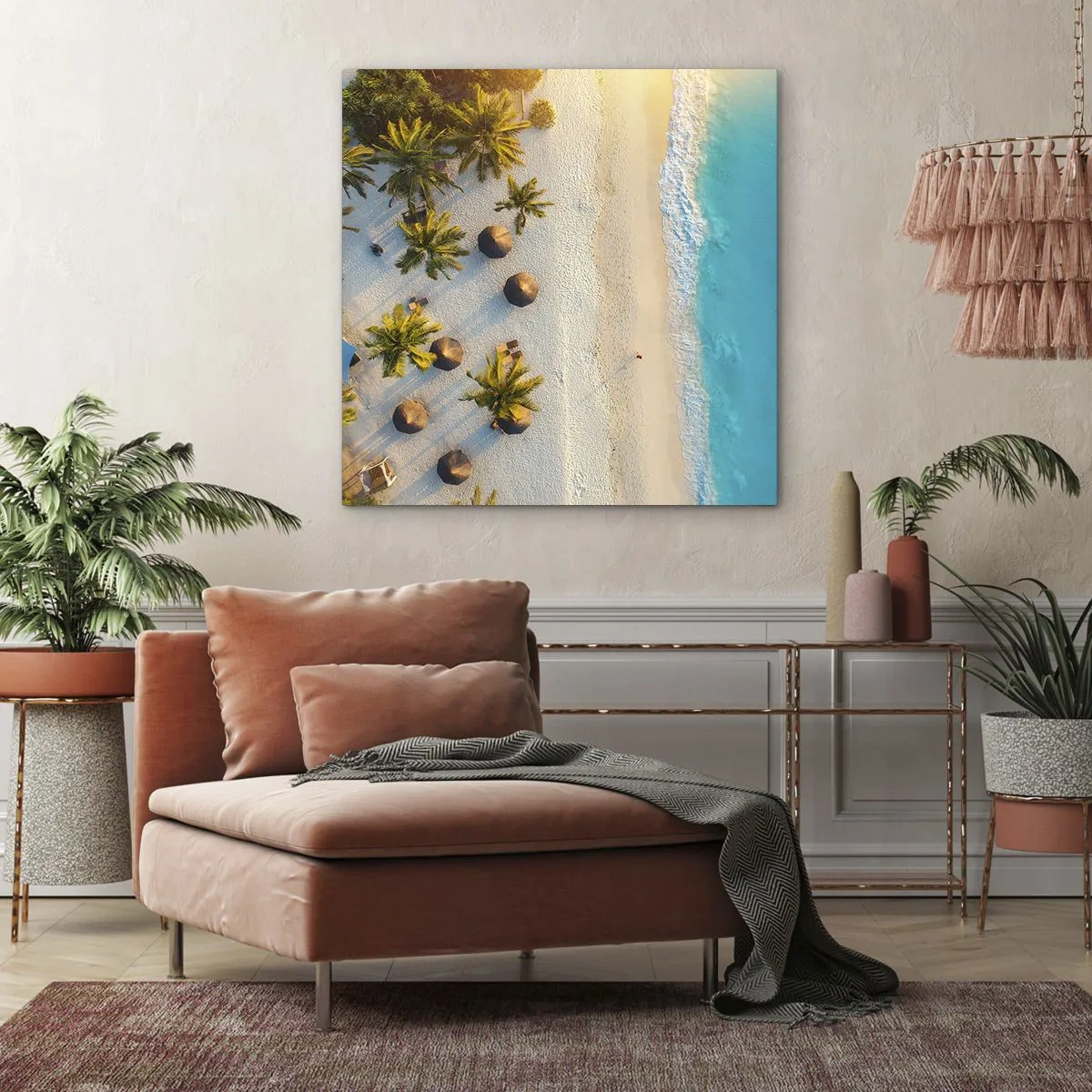 Quadro su tela - Stampe su Tela - Benvenuti in paradiso - 30x30 cm