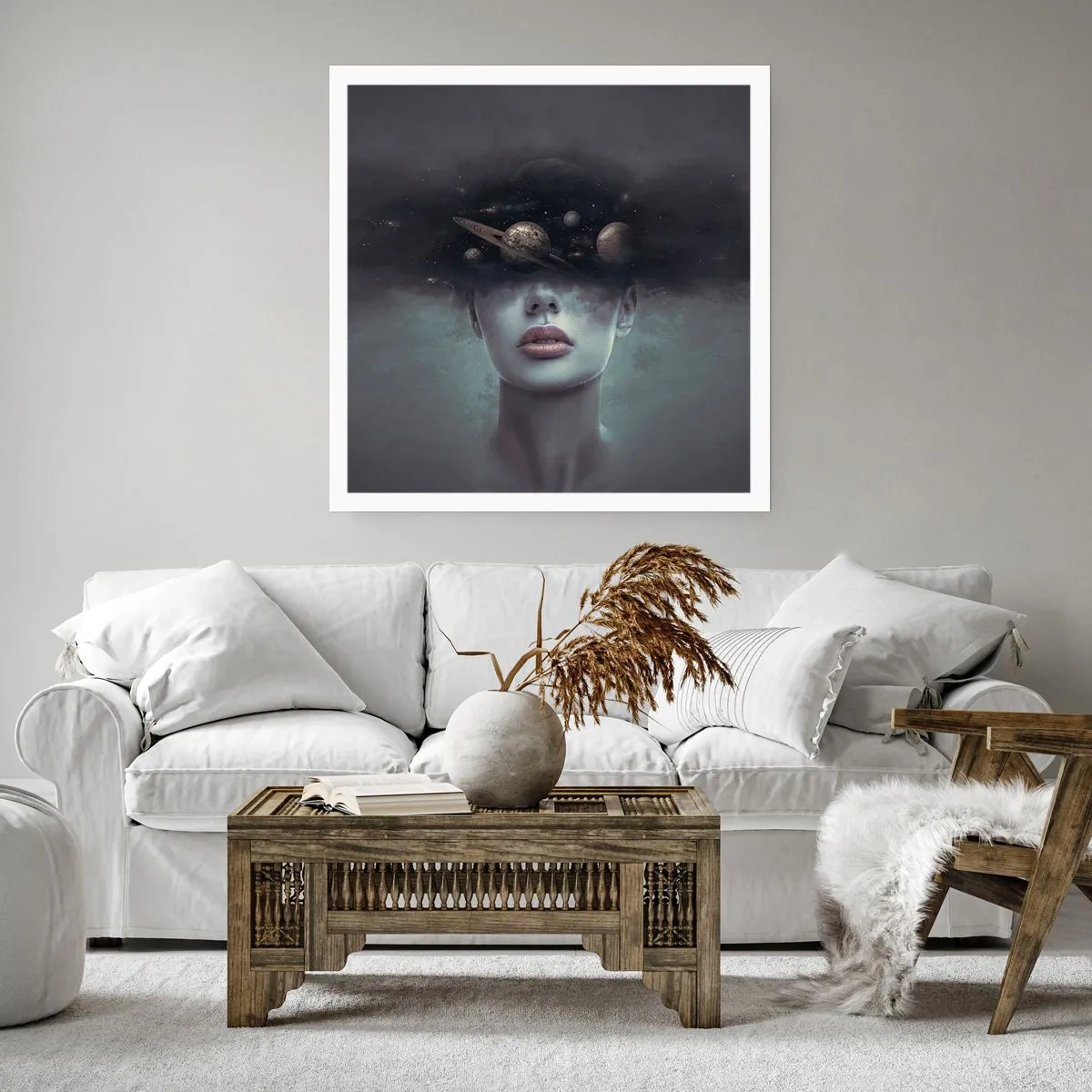 Poster - E i pianeti folleggiano... - 30x30 cm