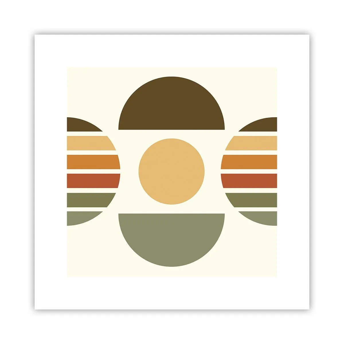 Poster - Nei colori della terra - 30x30 cm