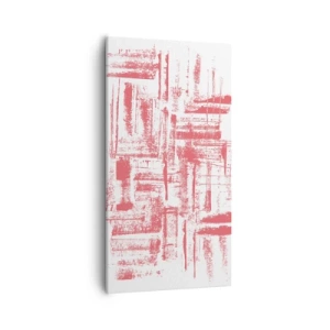 Quadro su tela - Stampe su Tela - Città rossa - 55x100 cm