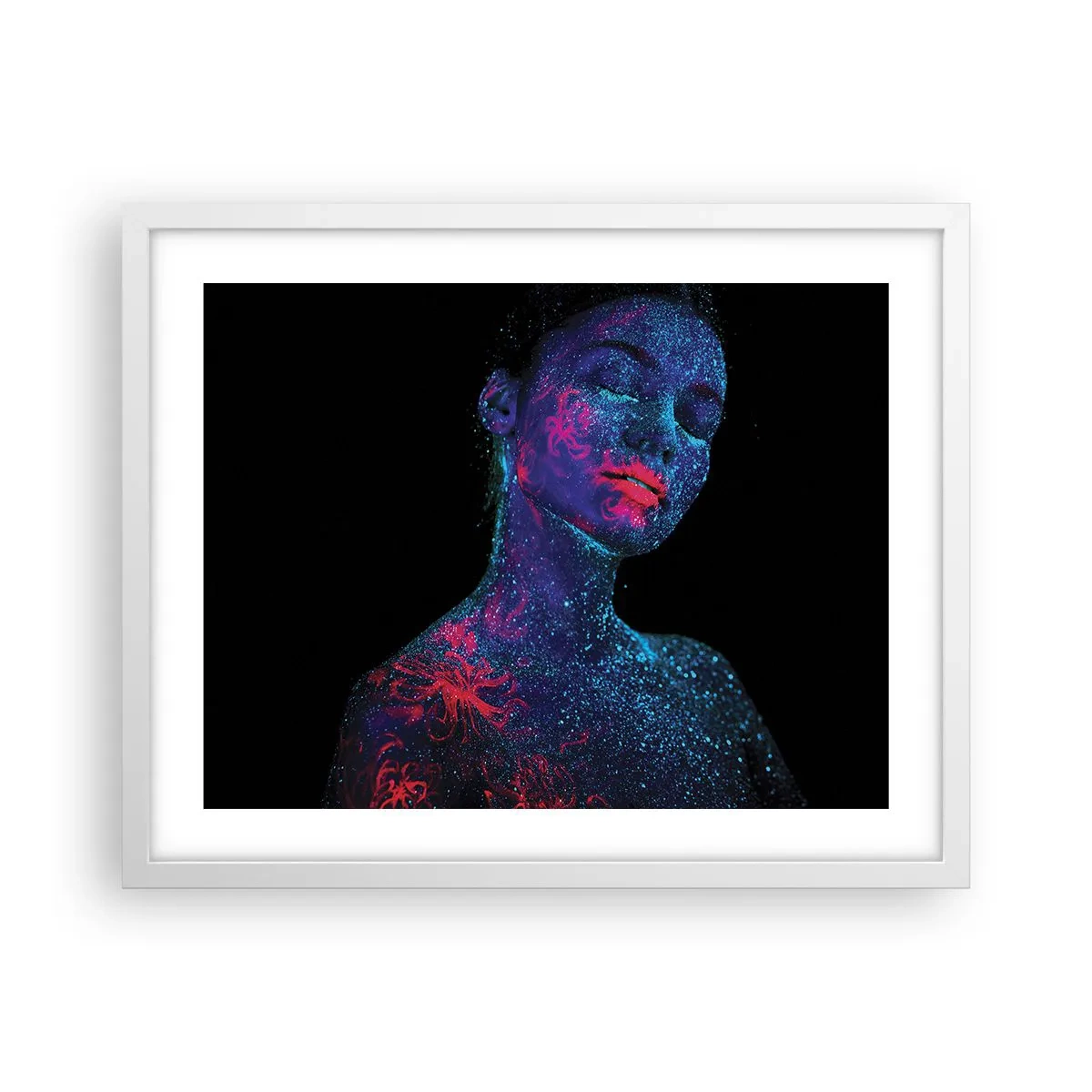 Poster in cornice bianca - Nella polvere di stelle - 50x40 cm