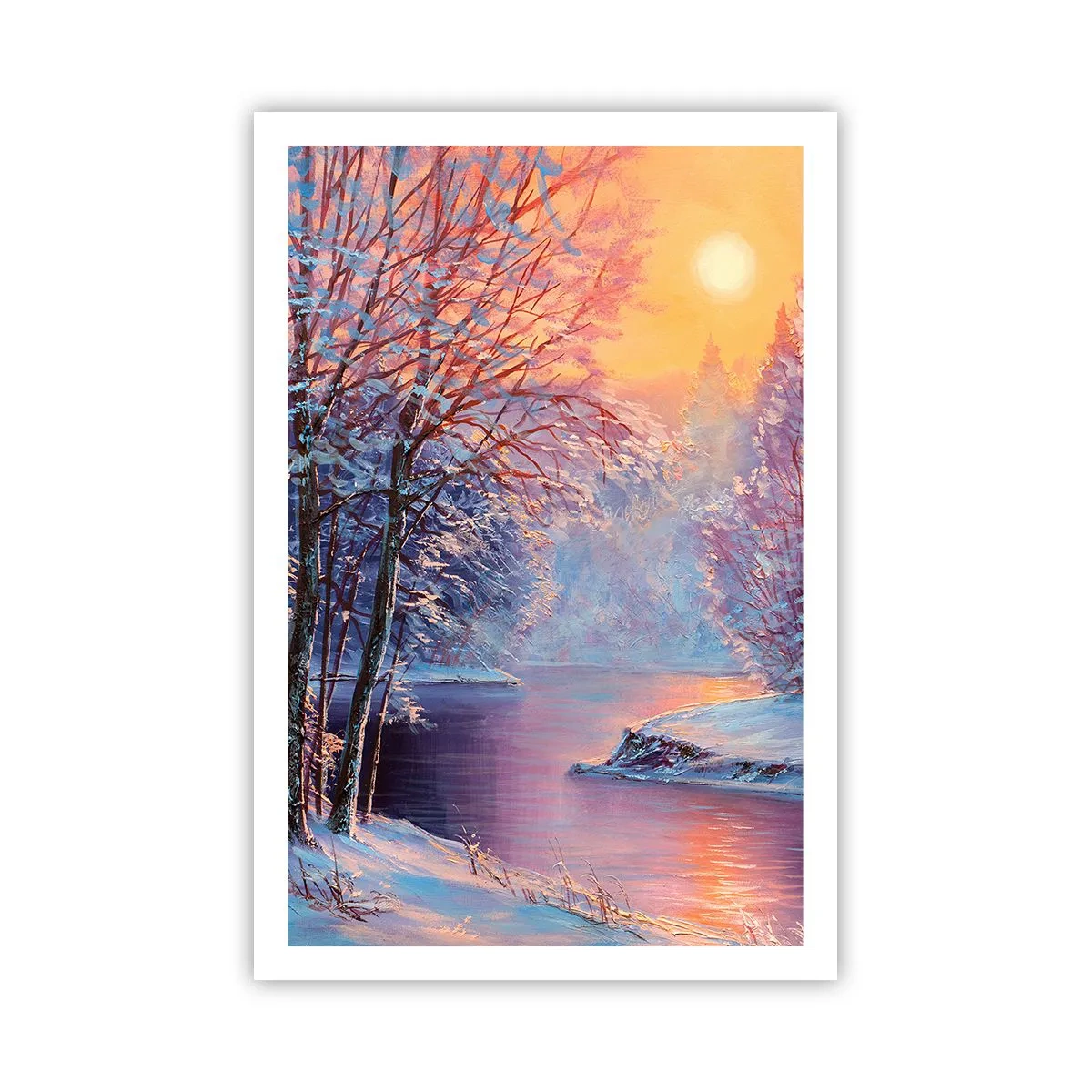 Poster - I colori dell'inverno - 61x91 cm
