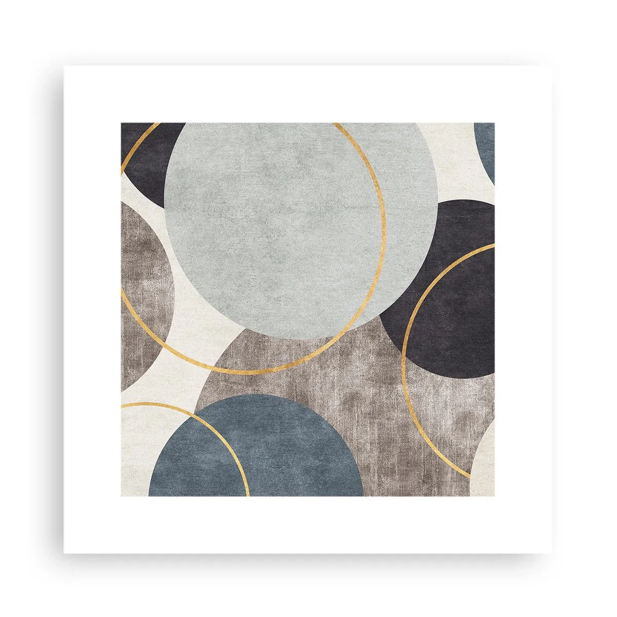 Poster - Un cerchio dietro l'altro - 30x30 cm