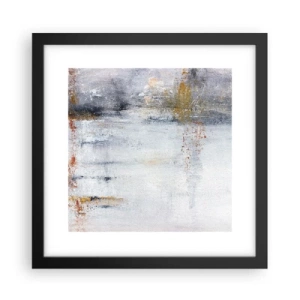 Poster in cornice nera - Dietro la cortina d'aria - 30x30 cm