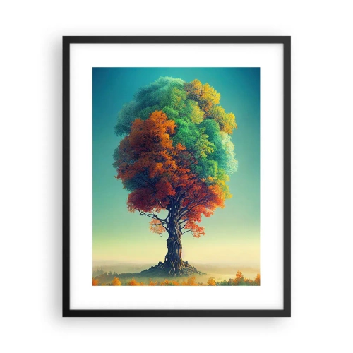 Poster in cornice nera - La quercia: il padre della natura - 40x50 cm