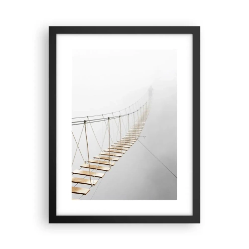 Poster in cornice nera - Dove ti porta? - 30x40 cm