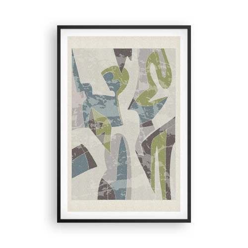 Poster in cornice nera - Composizione oltre il vetro - 61x91 cm