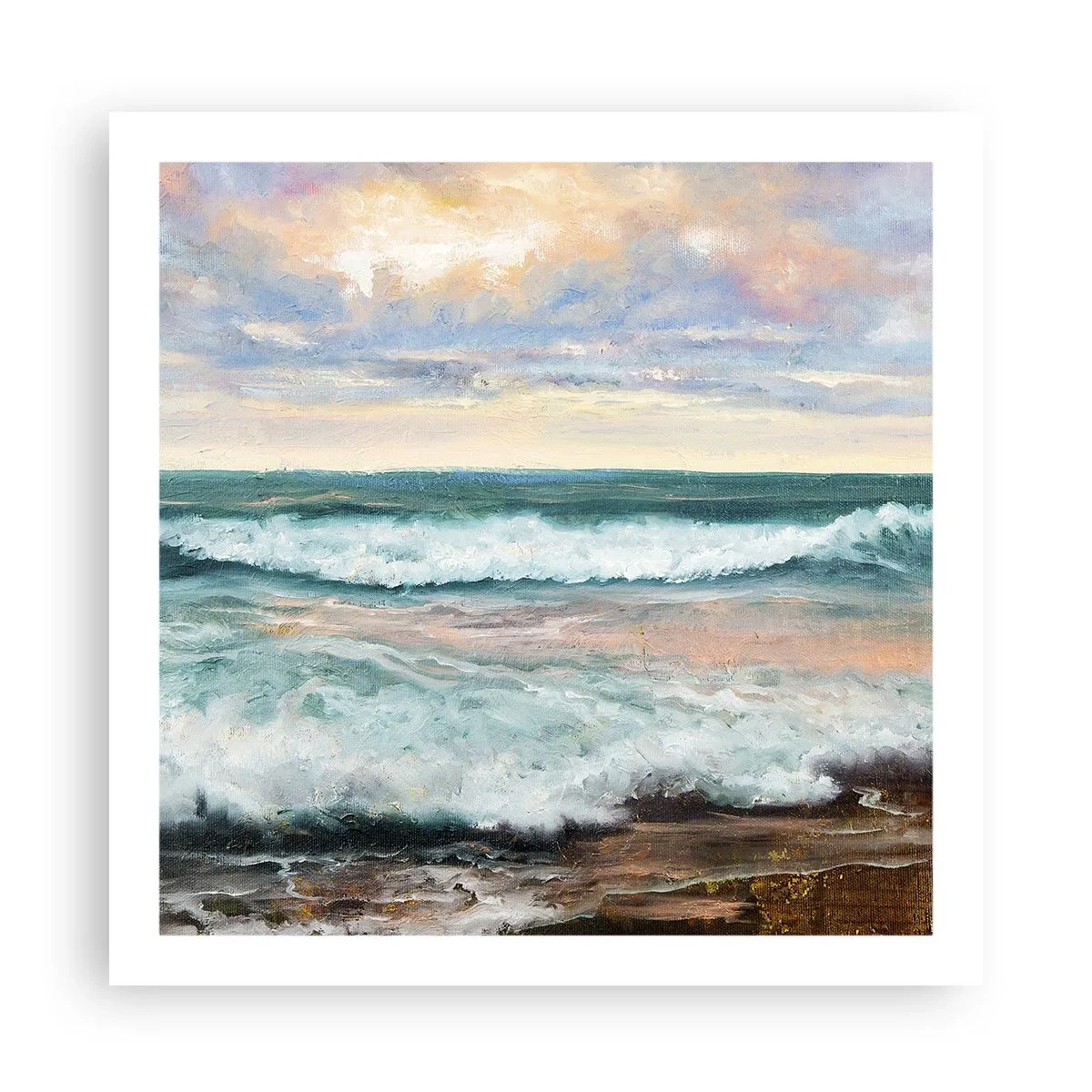 Poster - Dove l'anima si calma - 60x60 cm