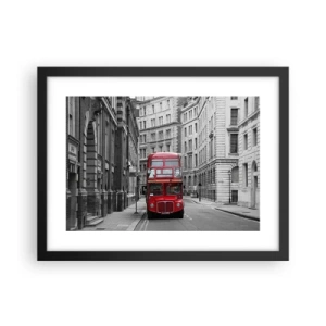 Poster in cornice nera - Il quotidiano non deve essere grigio - 40x30 cm