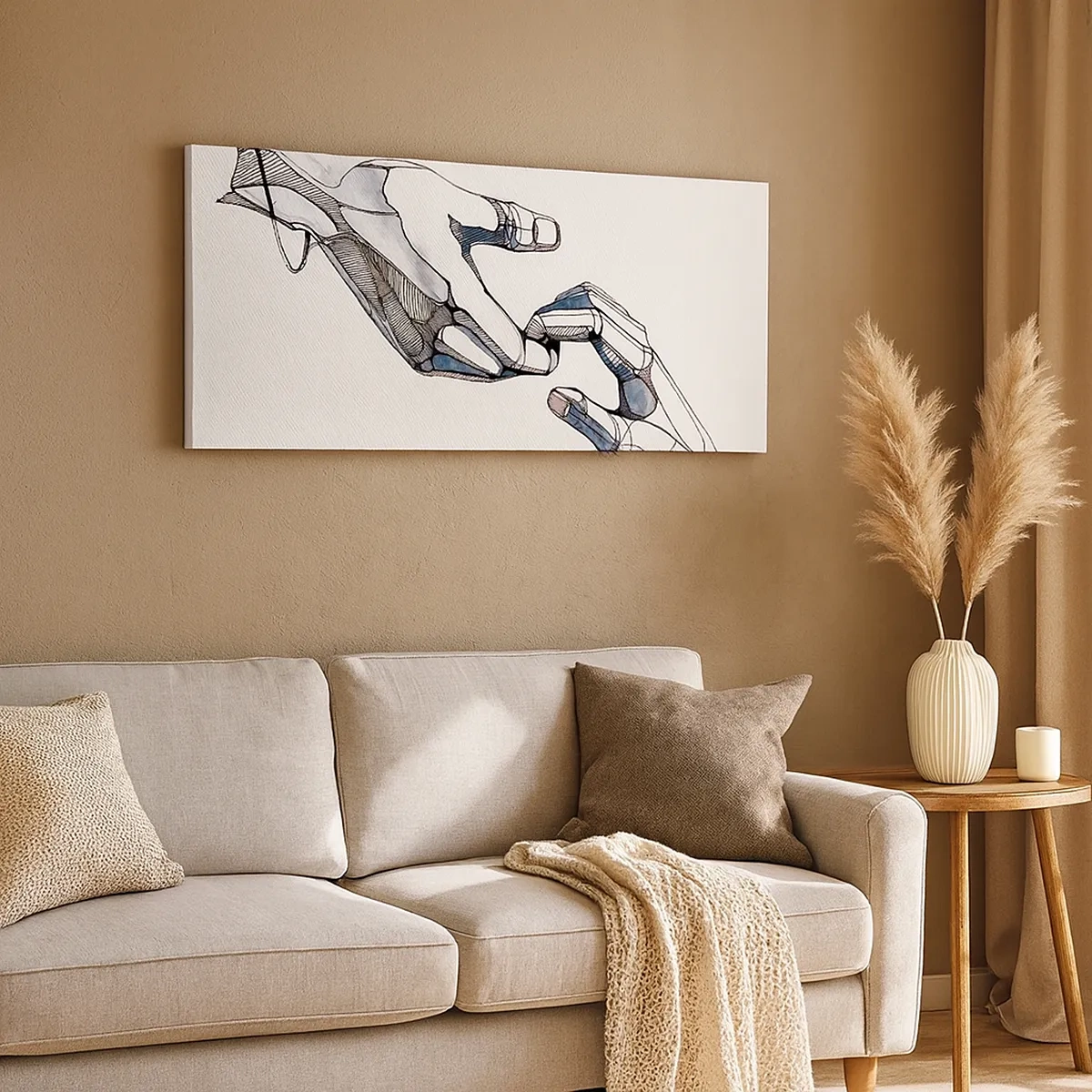 Quadro su tela - Stampe su Tela - Buon gesto - 30x30 cm