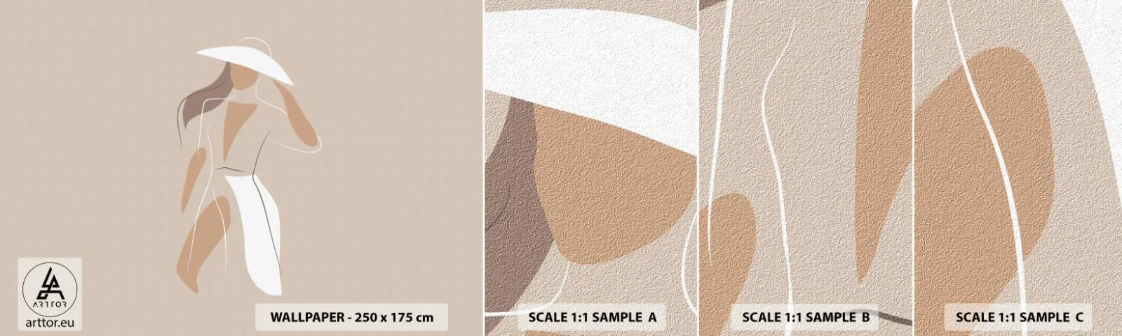 Campione di Fotomurale Adesivo Deluxe Sticker - La moda è un gioco - Donna, Grafica, Moda - 100x30 cm