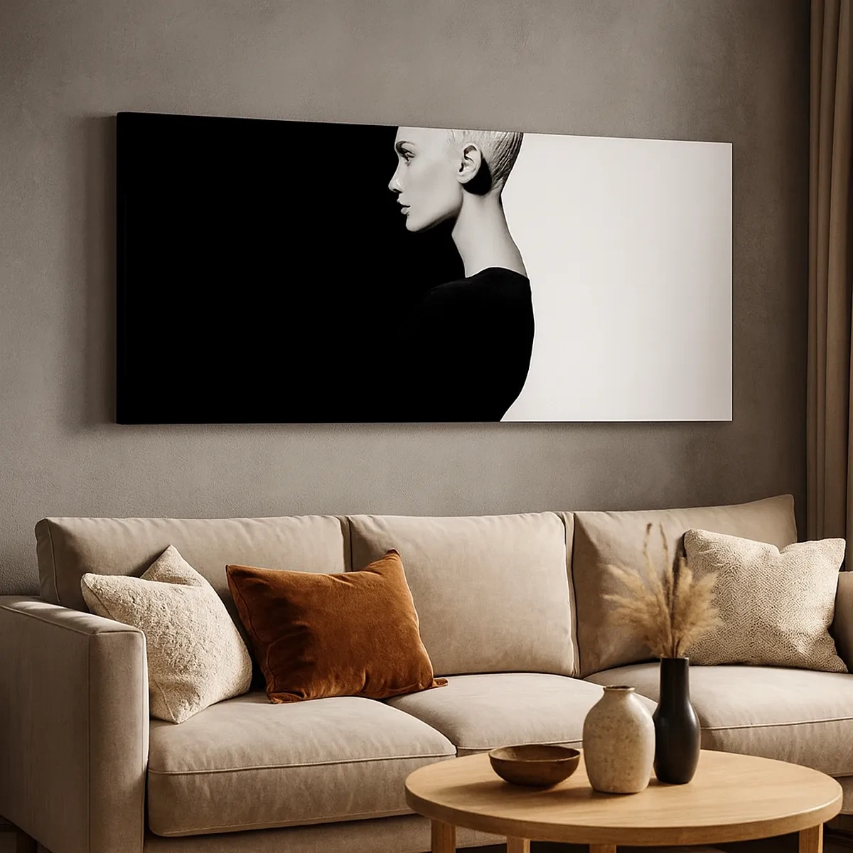 Quadro su tela - Stampe su Tela - Semplicemente donna - 30x30 cm