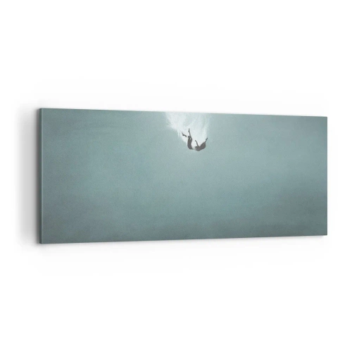 Quadro su tela - Stampe su Tela - Nell'abbraccio dell'oceano - 100x40 cm