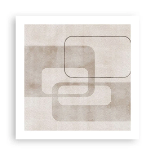 Poster - Giunti geometrici - 50x50 cm