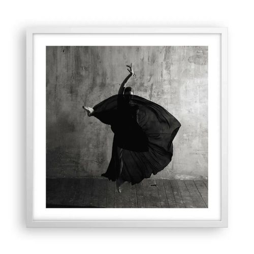 Poster in cornice bianca - Fasce piene di passione - 50x50 cm