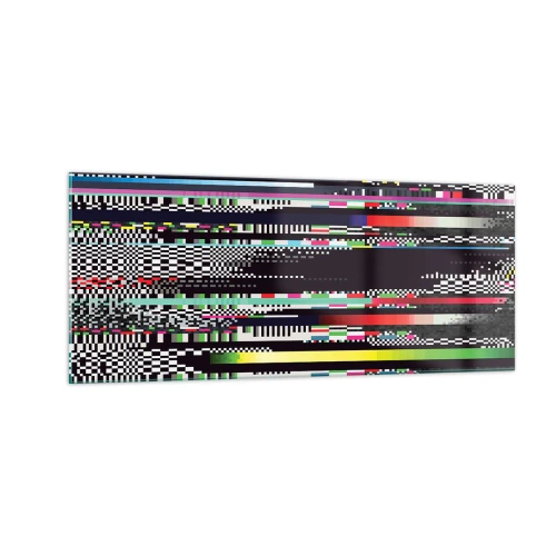 Quadro su vetro - Immagine di prova della realtà - 100x40 cm