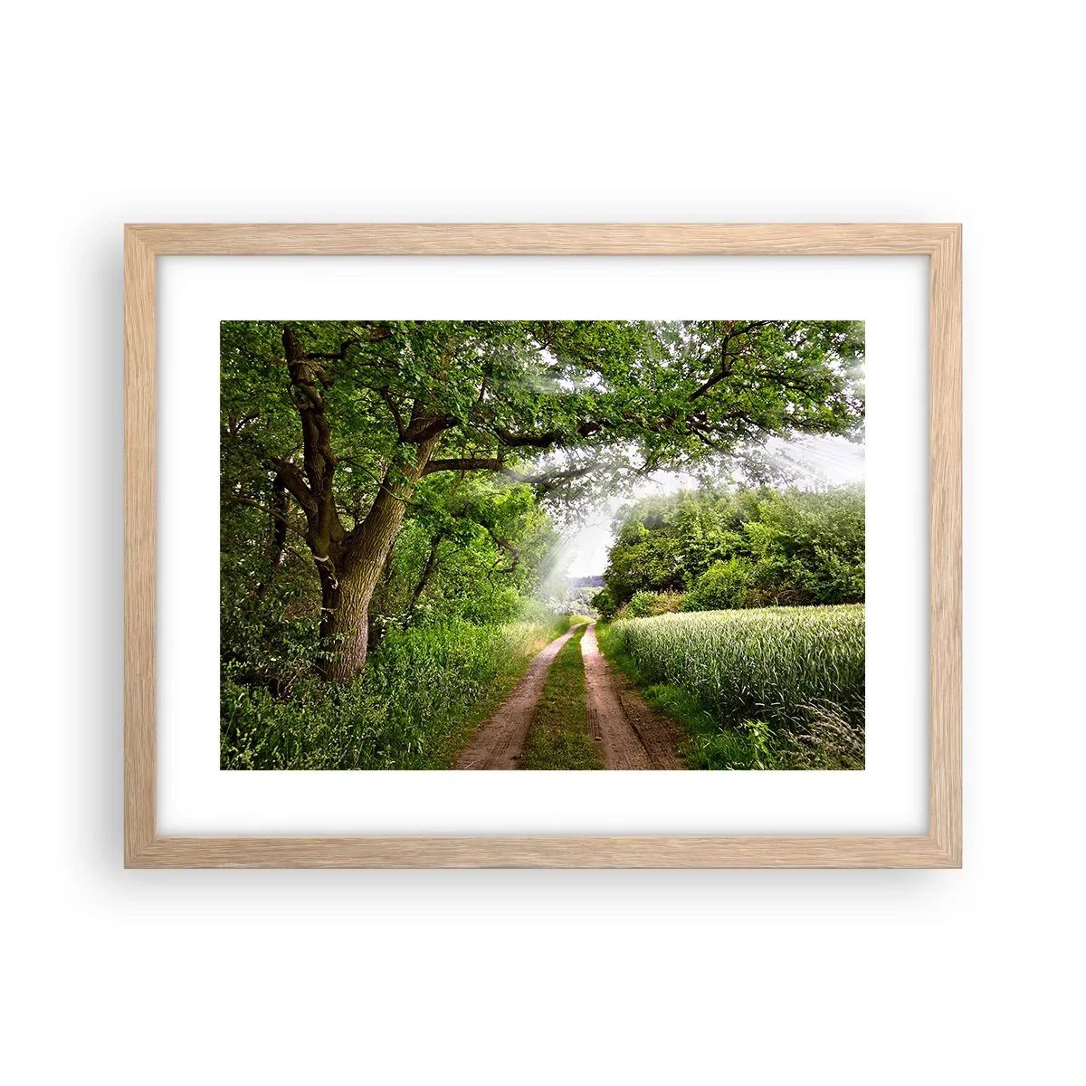 Poster in cornice rovere chiaro - Et in Arcadia ego - 40x30 cm