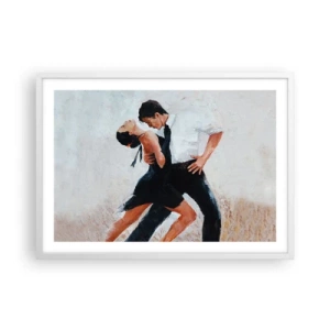 Poster in cornice bianca - Il tango dei miei sogni - 70x50 cm