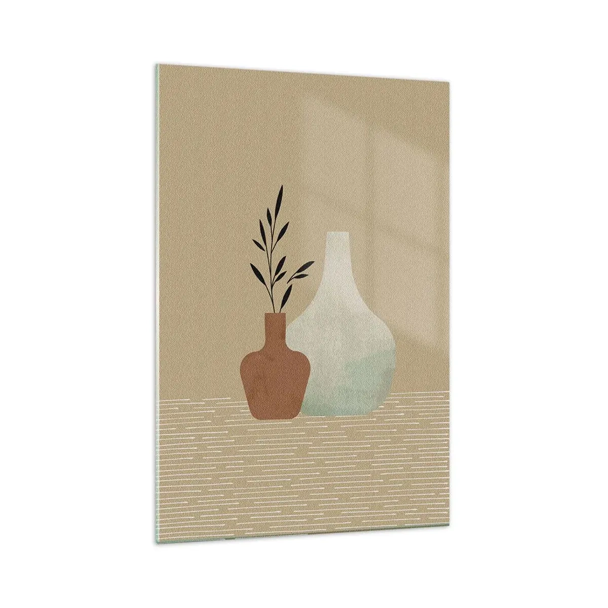 Quadro su vetro - Il vaso e il suo concetto - 70x100 cm