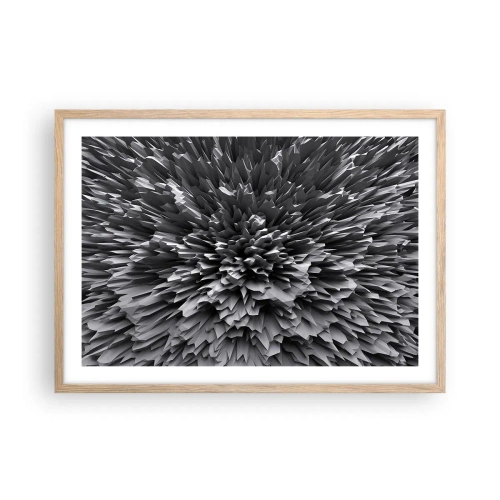 Poster in cornice rovere chiaro - Spigolosità massima - 70x50 cm