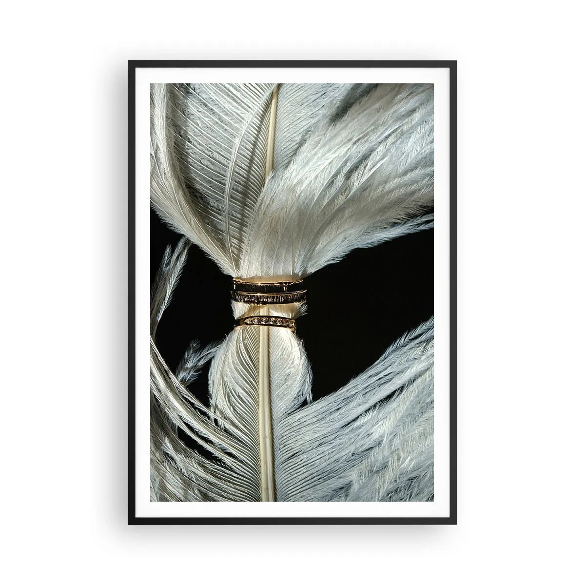 Poster in cornice nera - ...e non ti lascerò... - 70x100 cm