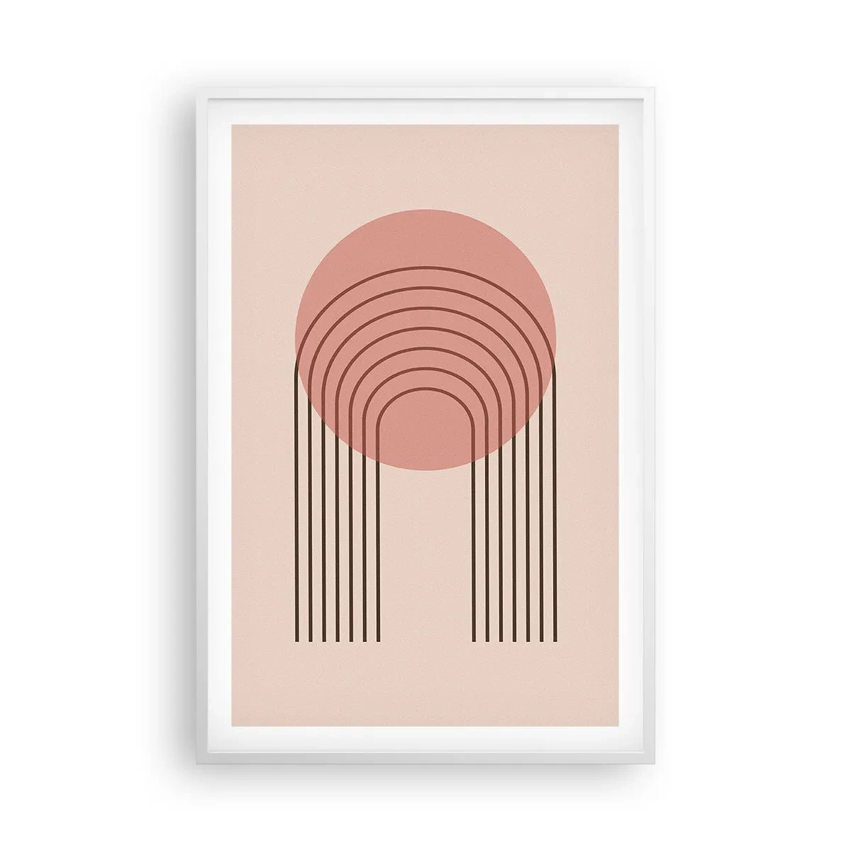 Poster in cornice bianca - Attrazione irresistibile - 61x91 cm