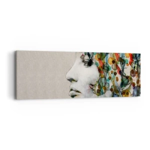 Quadro su tela - Stampe su Tela - Emersa dal grigio - 90x30 cm