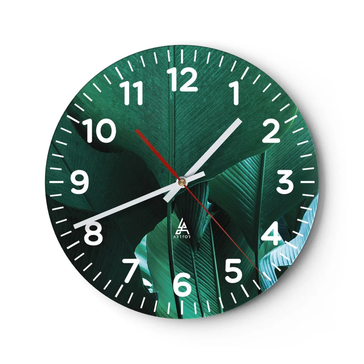 Orologio da parete - Orologio in Vetro - Verso la luce - 30x30 cm