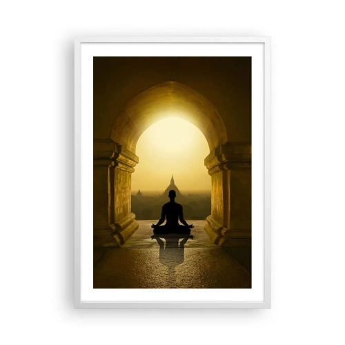 Poster in cornice bianca - Armonia completa - 50x70 cm