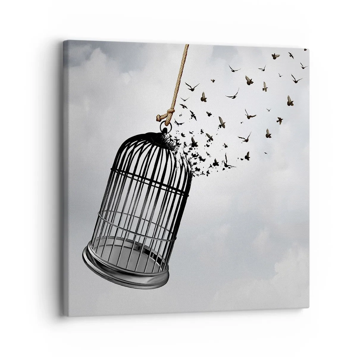 Quadro su tela - Stampe su Tela - Fede... Speranza... Libertà! - 30x30 cm