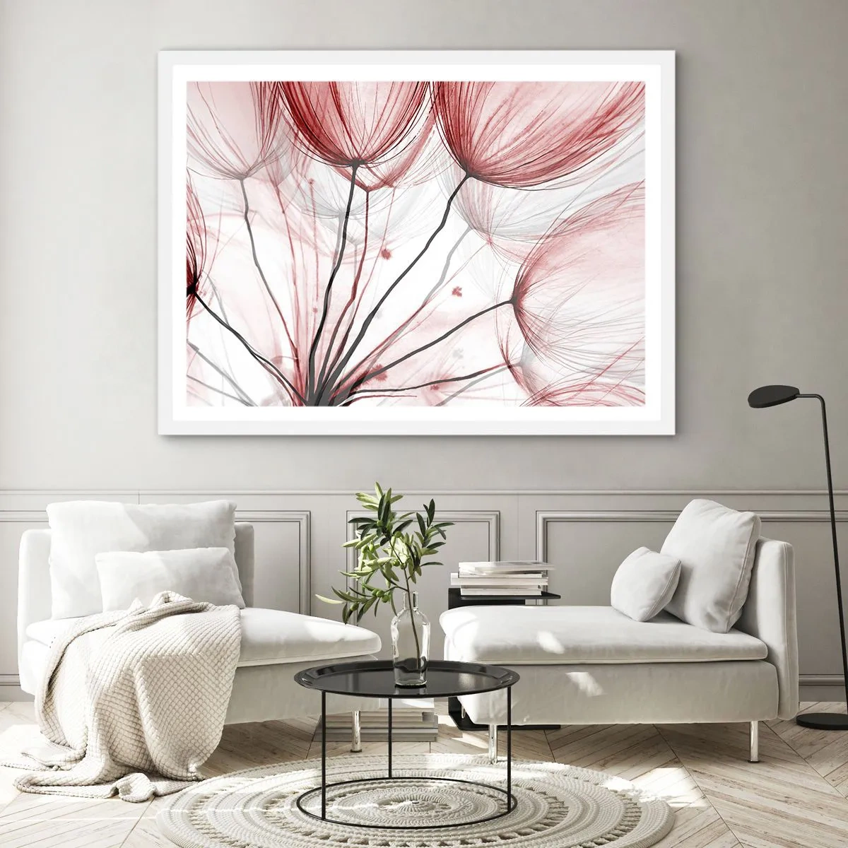 Poster in cornice bianca - Prima del decollo - 91x61 cm