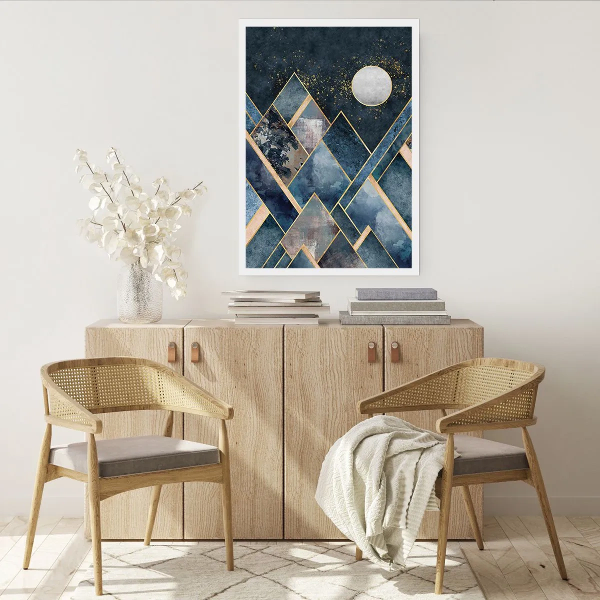 Poster - Paesaggio geometrico - 40x50 cm