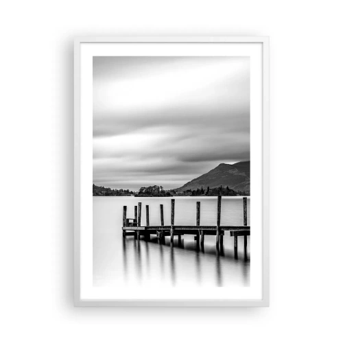 Poster in cornice bianca - Mitezza e forza - 50x70 cm