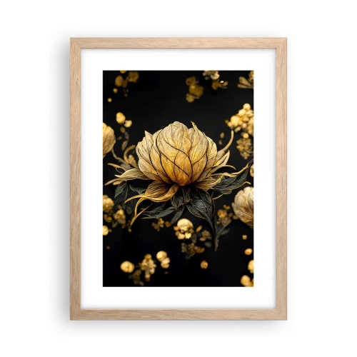 Poster in cornice rovere chiaro - Delicata fragilità - 30x40 cm