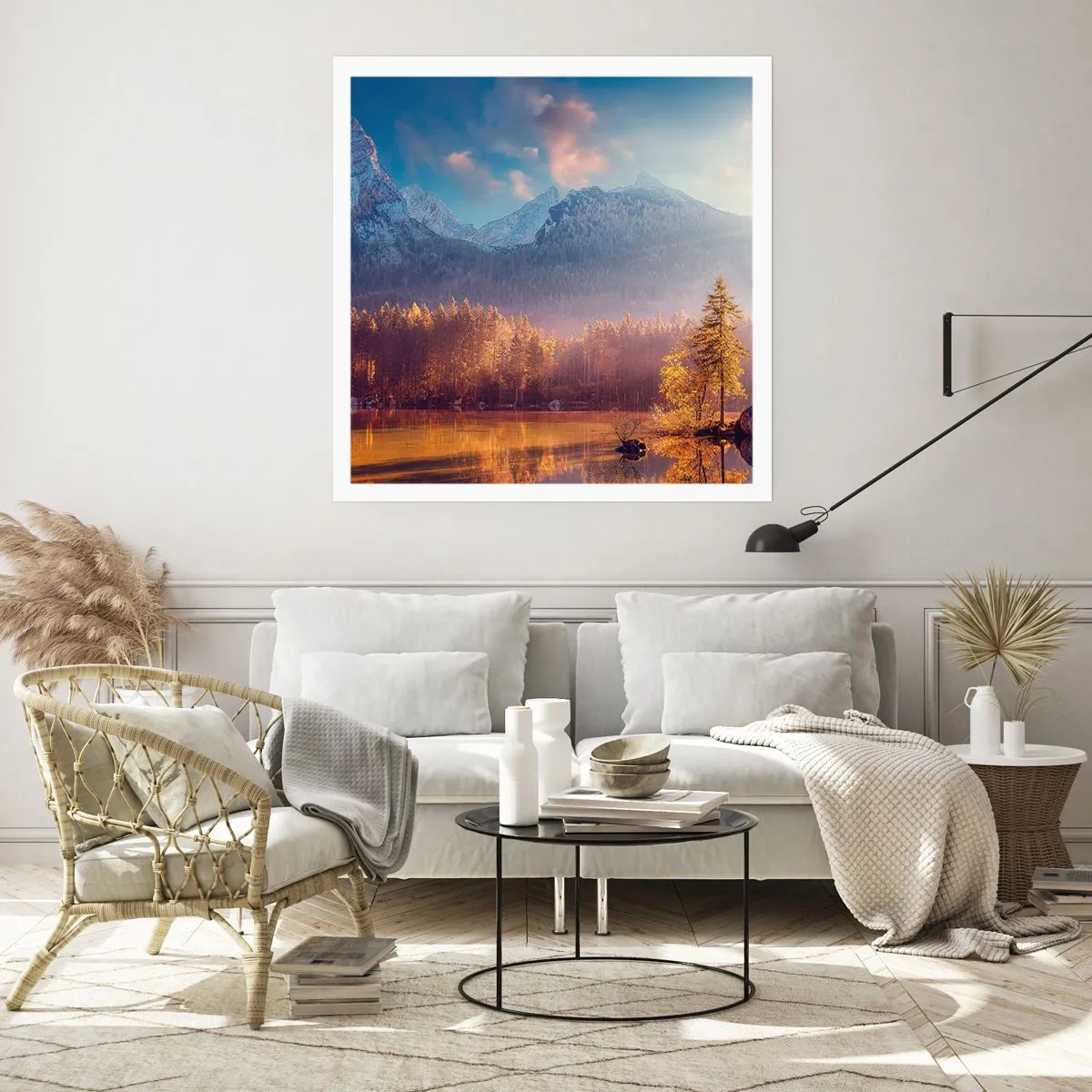 Poster - Sui monti e nelle valli - 50x50 cm