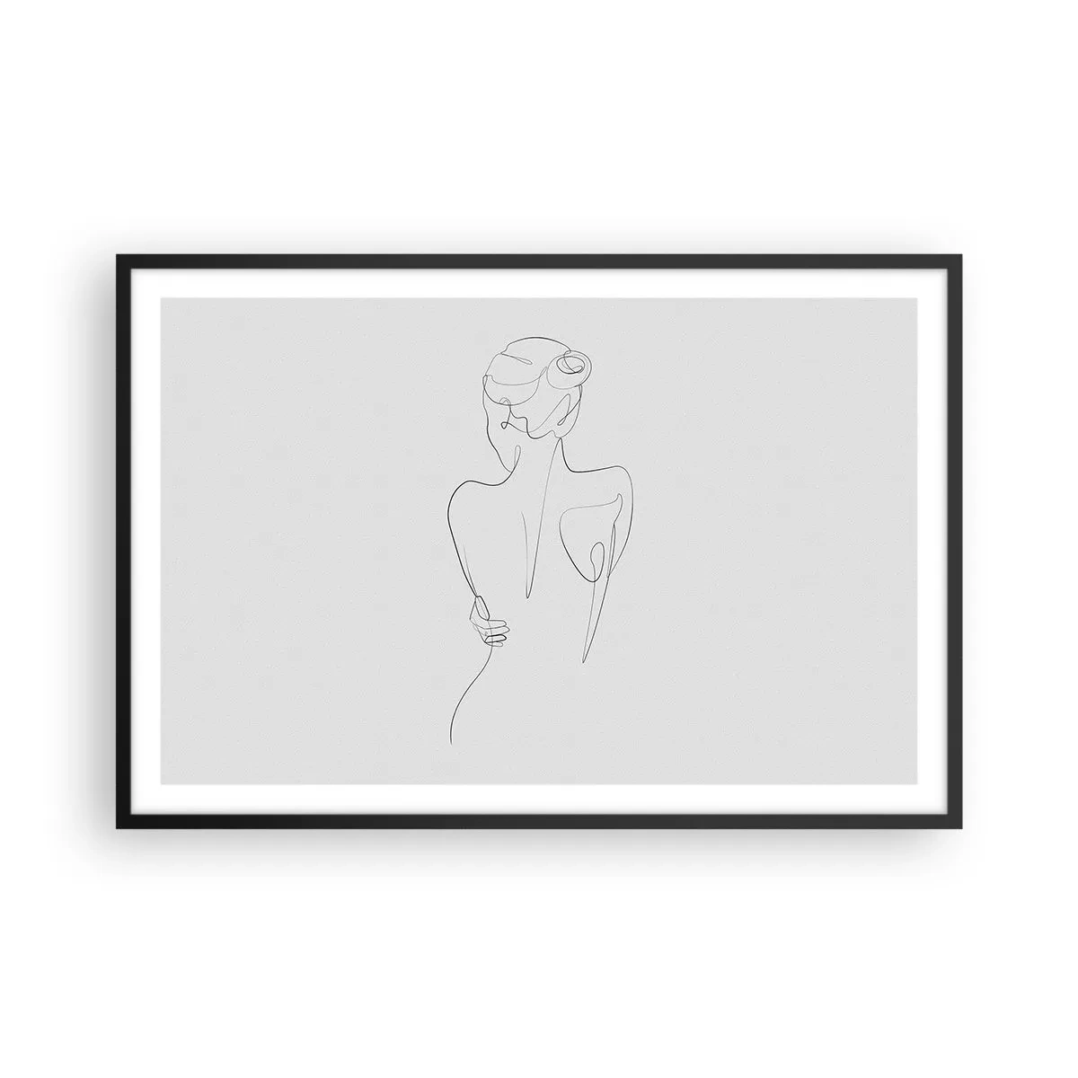 Poster in cornice nera - La musica del corpo - 91x61 cm