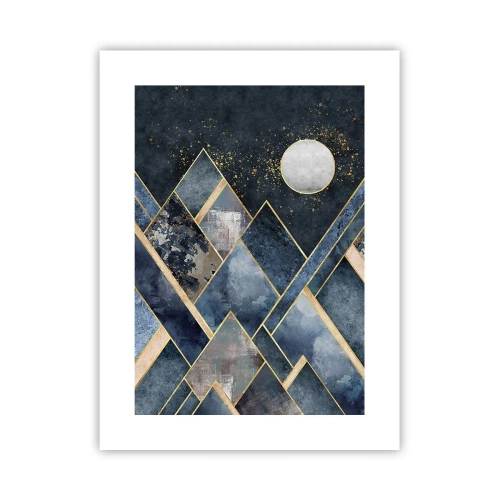 Poster - Paesaggio geometrico - 30x40 cm
