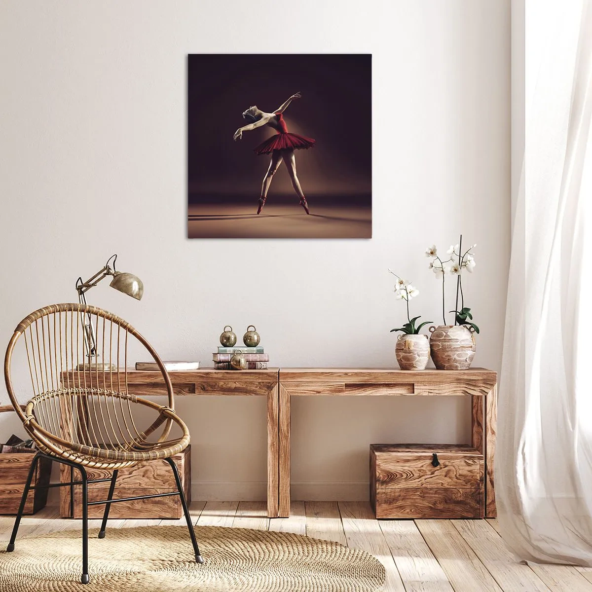 Quadro su tela - Stampe su Tela - Prima ballerina - 60x60 cm