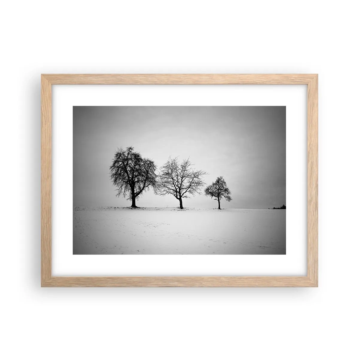 Poster in cornice rovere chiaro - Cosa sognano? - 40x30 cm