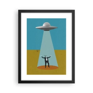 Poster in cornice nera - Incontro ravvicinato - 30x40 cm
