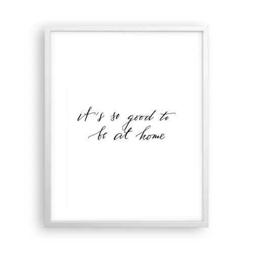 Poster in cornice bianca - Tutta la verità - 40x50 cm