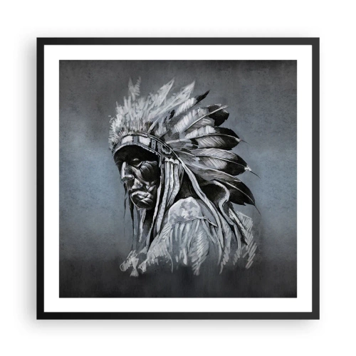 Poster in cornice nera - Ritorno alle radici - 60x60 cm