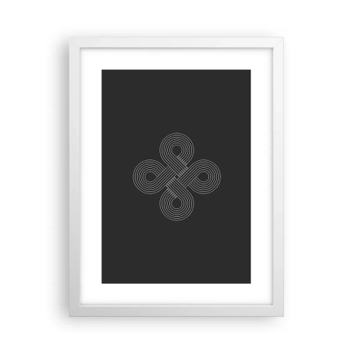 Poster in cornice bianca - Nello spirito celtico - 30x40 cm