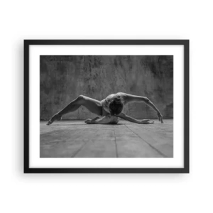 Poster in cornice nera - Simmetria ritrovata - 50x40 cm