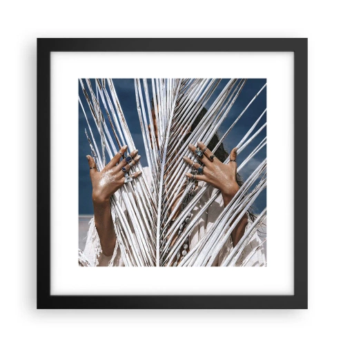 Poster in cornice nera - La ragazza dello sciamano? - 30x30 cm