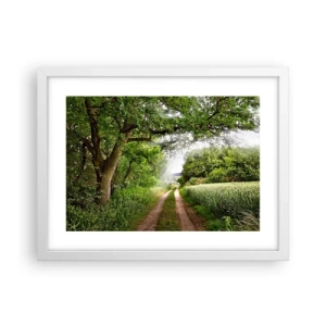 Poster in cornice bianca - Et in Arcadia ego - 40x30 cm