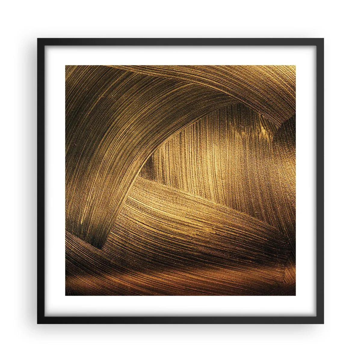 Poster in cornice nera - Nel labirinto d'oro - 50x50 cm